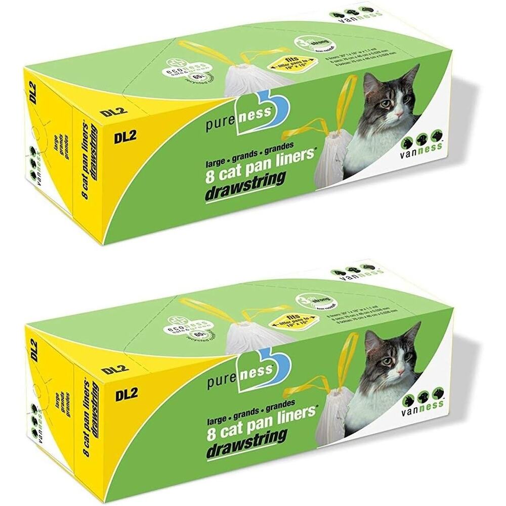 Van Ness (2 Pack) DL2 Large Drawstring Liner (8 Ct. Per Pack)